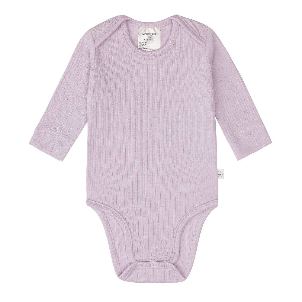 Lässig Baby Body Langarm - gerippt, Lila Zeitbegrenzte Promotion