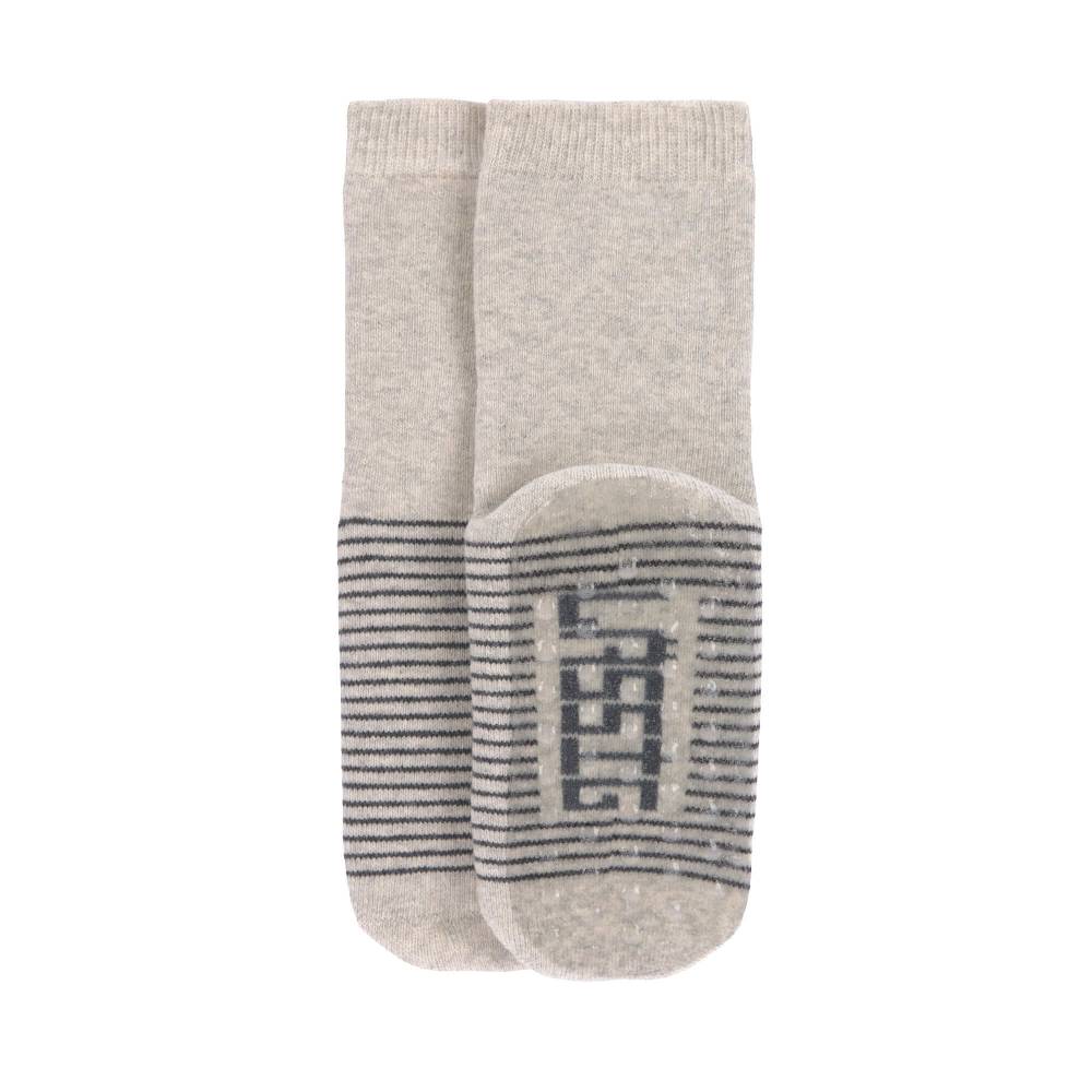Lässig Kinder Antirutsch-Socken (2er-Set), Grau Beige Riesige Rabatte