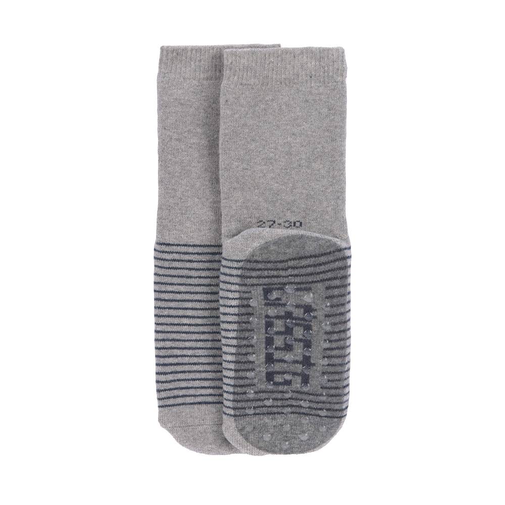 Lässig Kinder Antirutsch-Socken (2er-Set), Blau Grau 50% Rabatt mit kostenlosem Versand