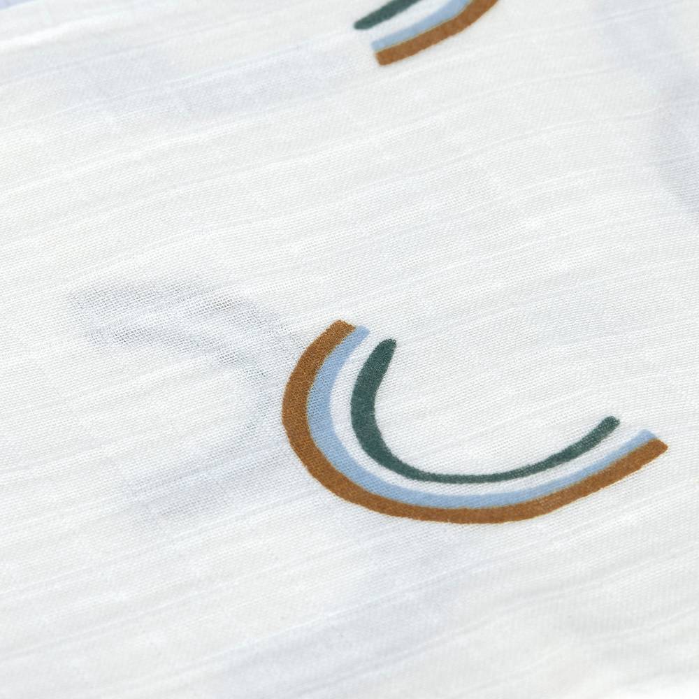 Lässig Mulltücher 3er Set 85 x 85 - Bio Baumwolle, Happy Rascals, Himmelblau Clearance-Verkauf