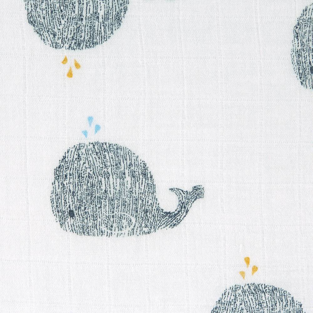 Lässig Mulltücher (3 Stk) - Heavenly Soft Swaddle L, Little Water Whale Speichern exportieren