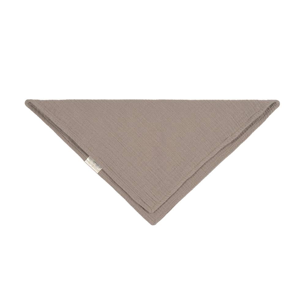 Lässig Dreieckstuch - Bio Baumwolle, Taupe, Grau 50% Rabatt für begrenzte Zeit