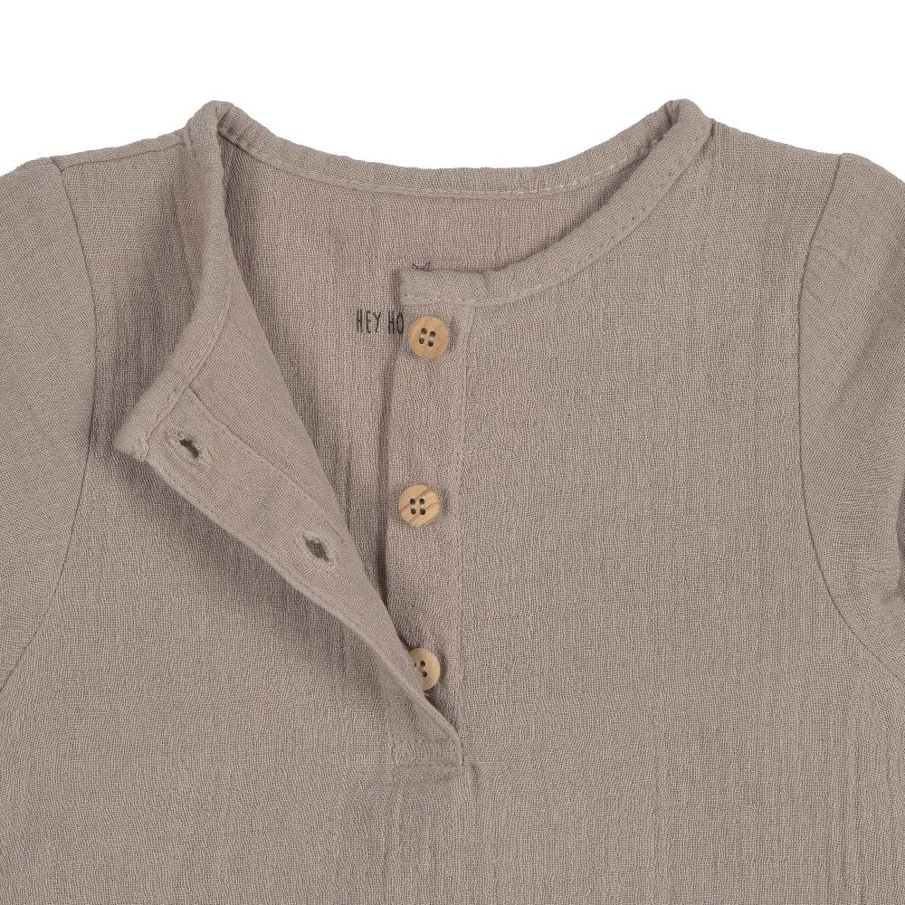 Lässig Baby Langarmshirt - Bio Baumwolle, Taupe, Grau Online