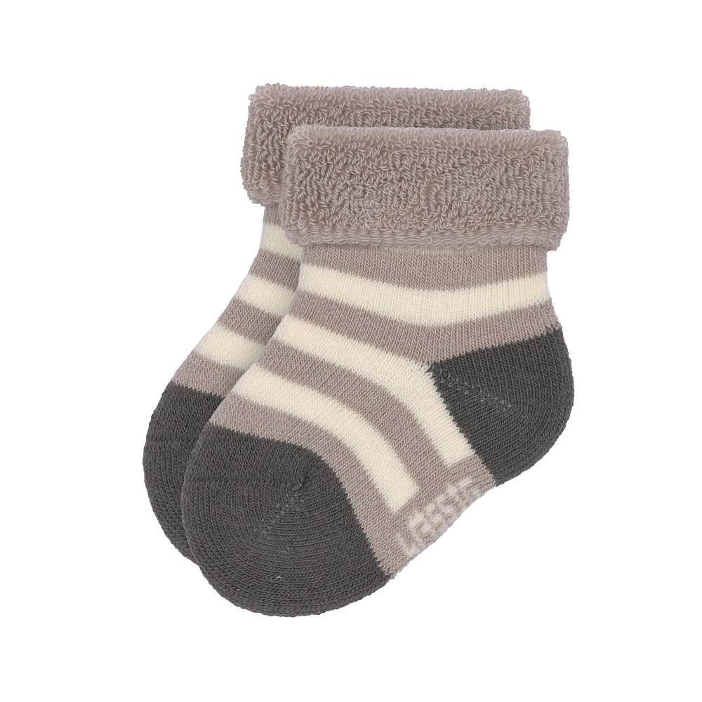 Lässig Frottee Socken Kinder (3er Set), Anthrazit Taupe Verkauf