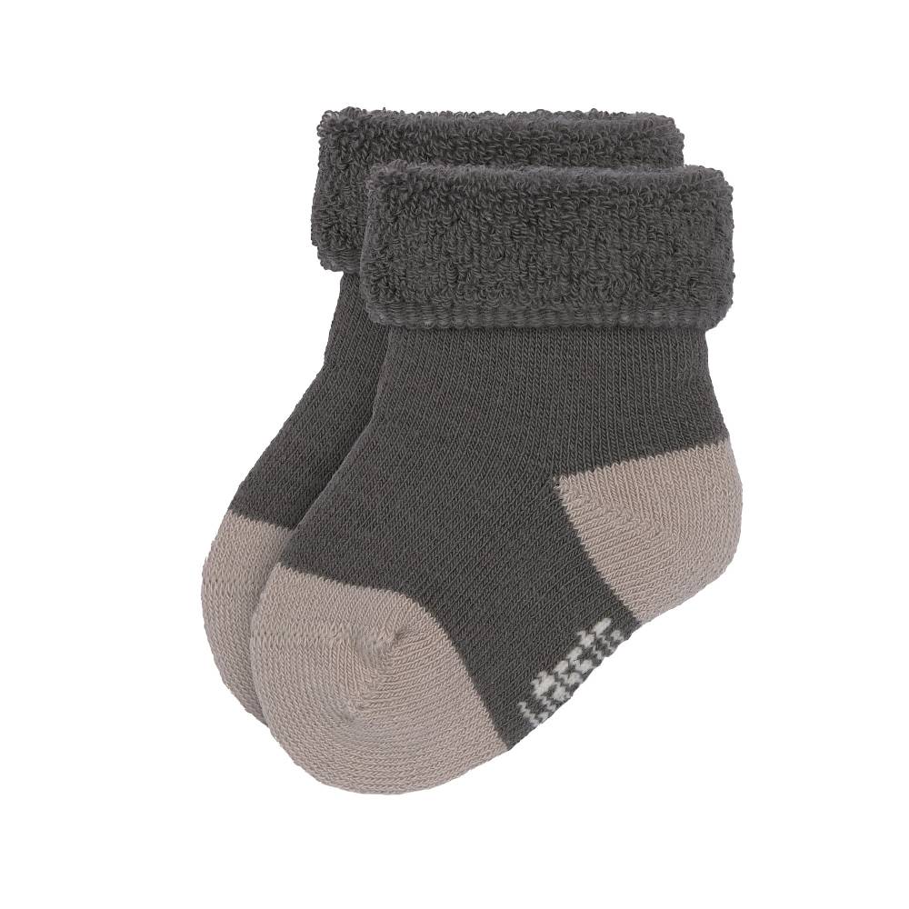 Lässig Frottee Socken Kinder (3er Set), Anthrazit Taupe Verkauf