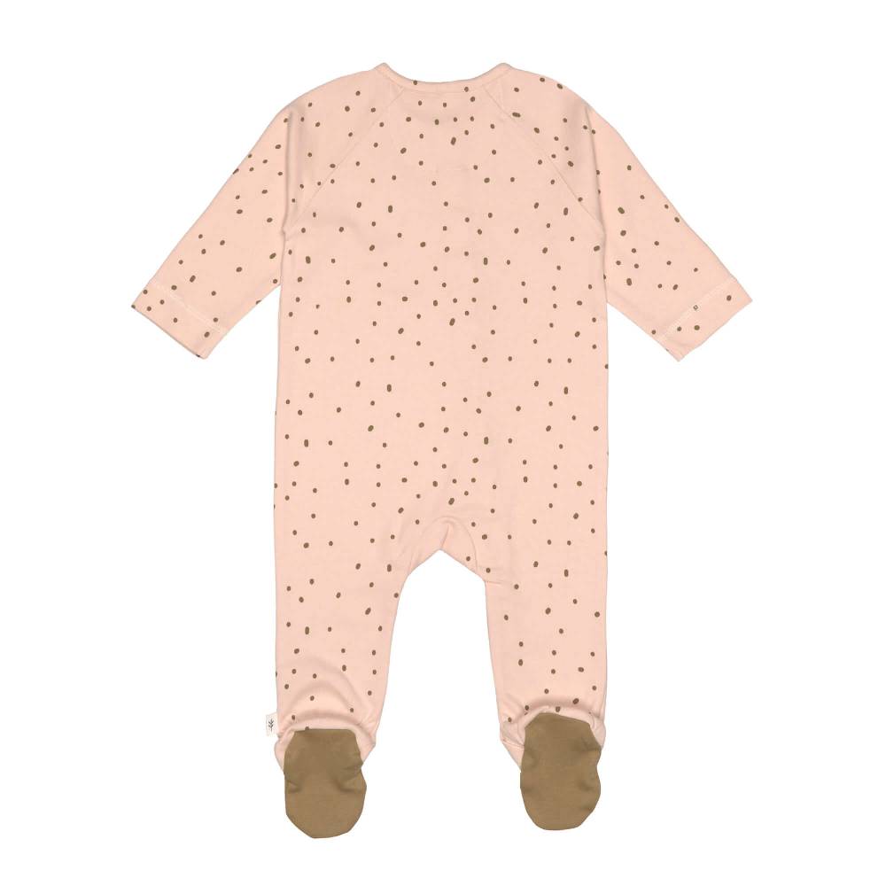 Lässig Baby Schlafanzug mit Füßen - Bio Baumwolle, Rosa Günstiger Verkauf