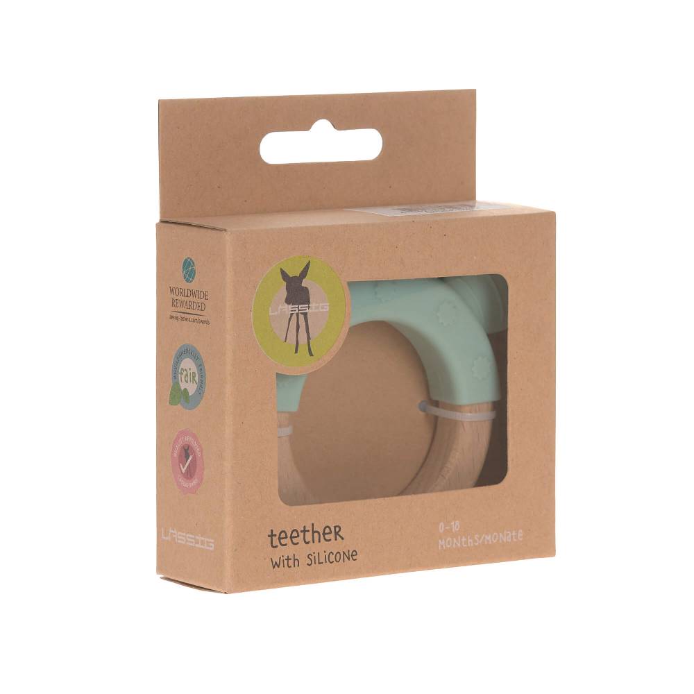 Lässig Greifling mit Beißhilfe - Teether Ring, Little Chums Dog Kostenloser Versand