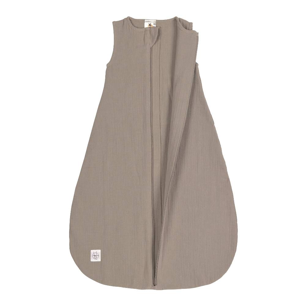 Lässig Baby Sommerschlafsack Tog 1 - Bio Baumwolle, Taupe, Grau Black Friday