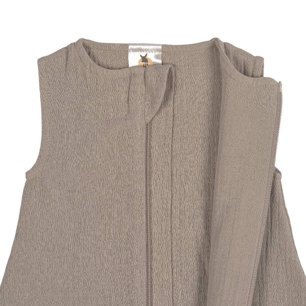 Lässig Baby Sommerschlafsack Tog 1 - Bio Baumwolle, Taupe, Grau Black Friday