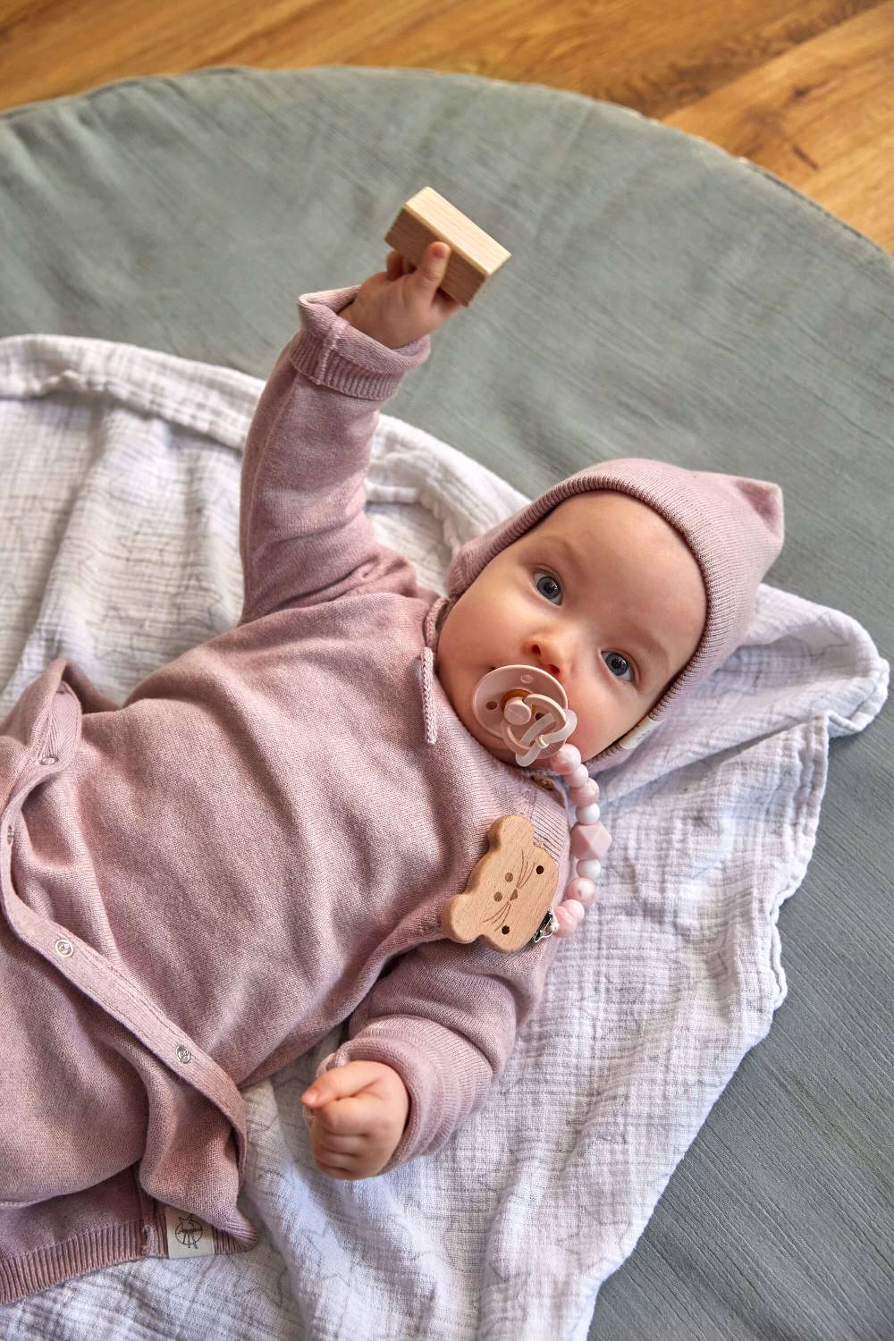 Lässig Baby Mütze - Strickmütze, Rosa Weihnachtsangebot
