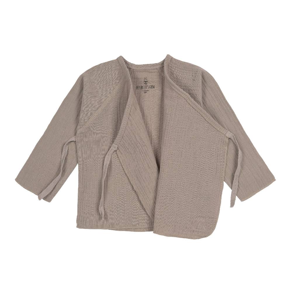 Lässig Baby Wickelshirt - Bio Baumwolle, Taupe, Grau Jubiläumsangebot