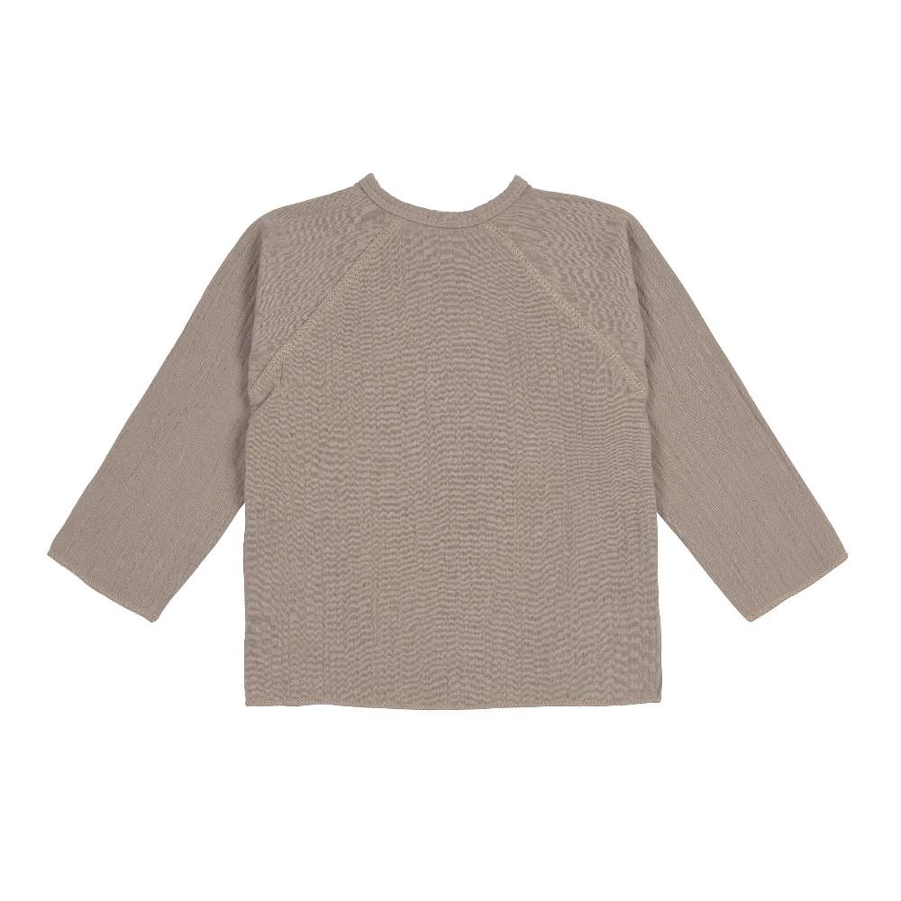 Lässig Baby Wickelshirt - Bio Baumwolle, Taupe, Grau Jubiläumsangebot