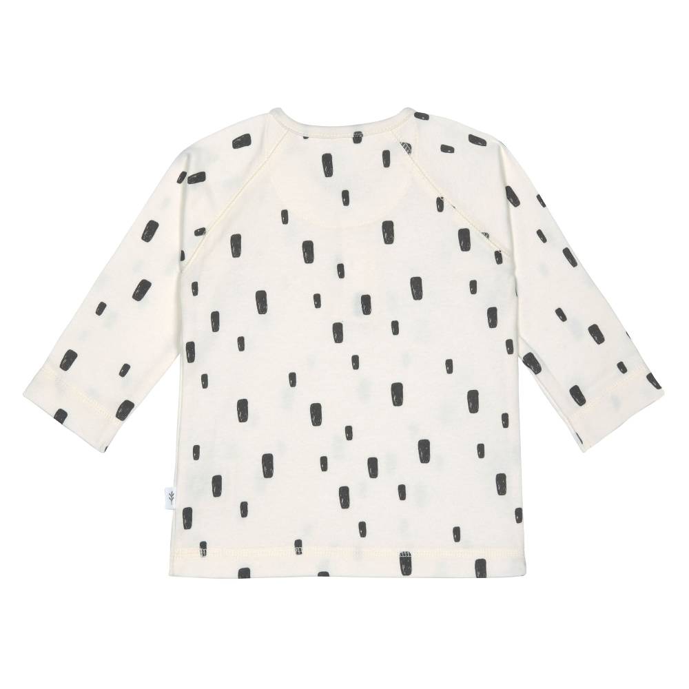 Lässig Baby Langarmshirts - Bio Baumwolle, Bricks, Milky Lagerräumung