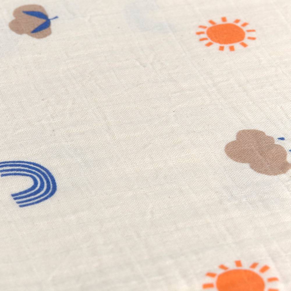 Lässig Mulltücher 2er Set L - Nature, Beige Räumungsverkauf