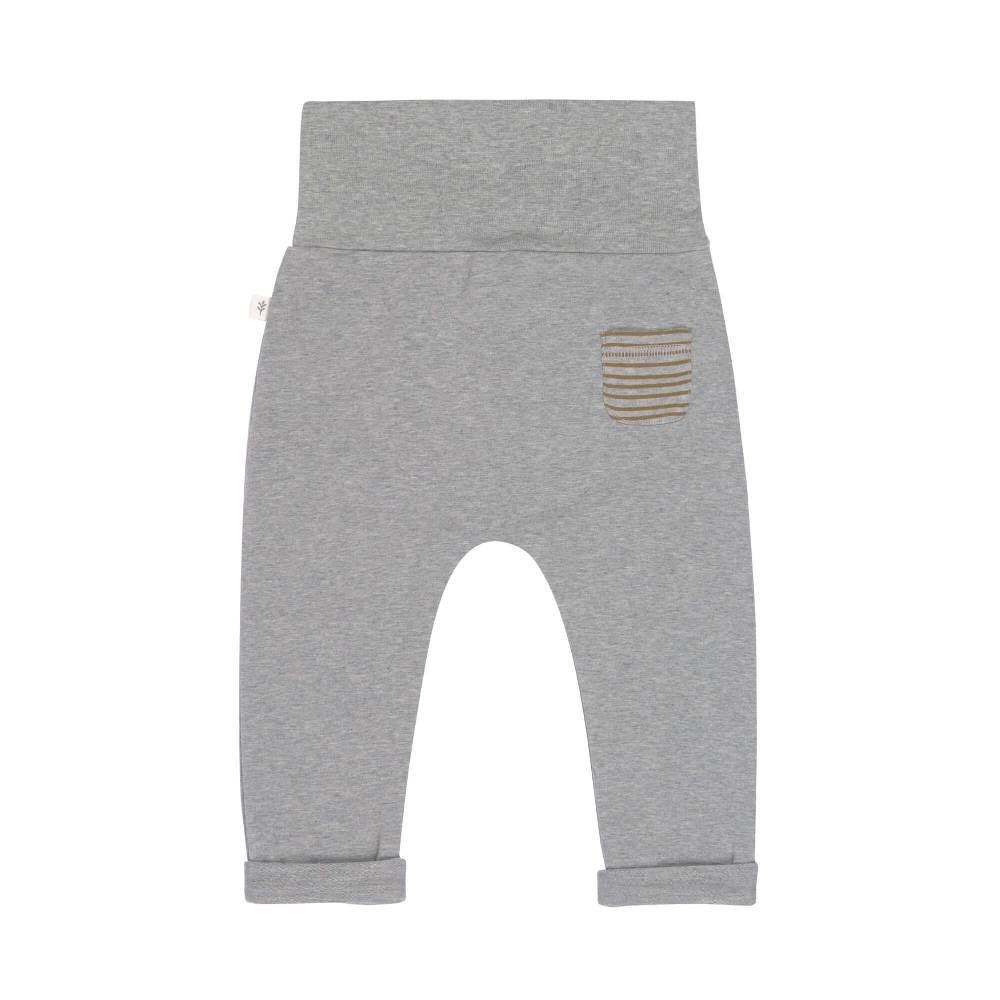 Lässig Babyhose - Bio Baumwolle, Grey Mélange Riesige Ersparnisse