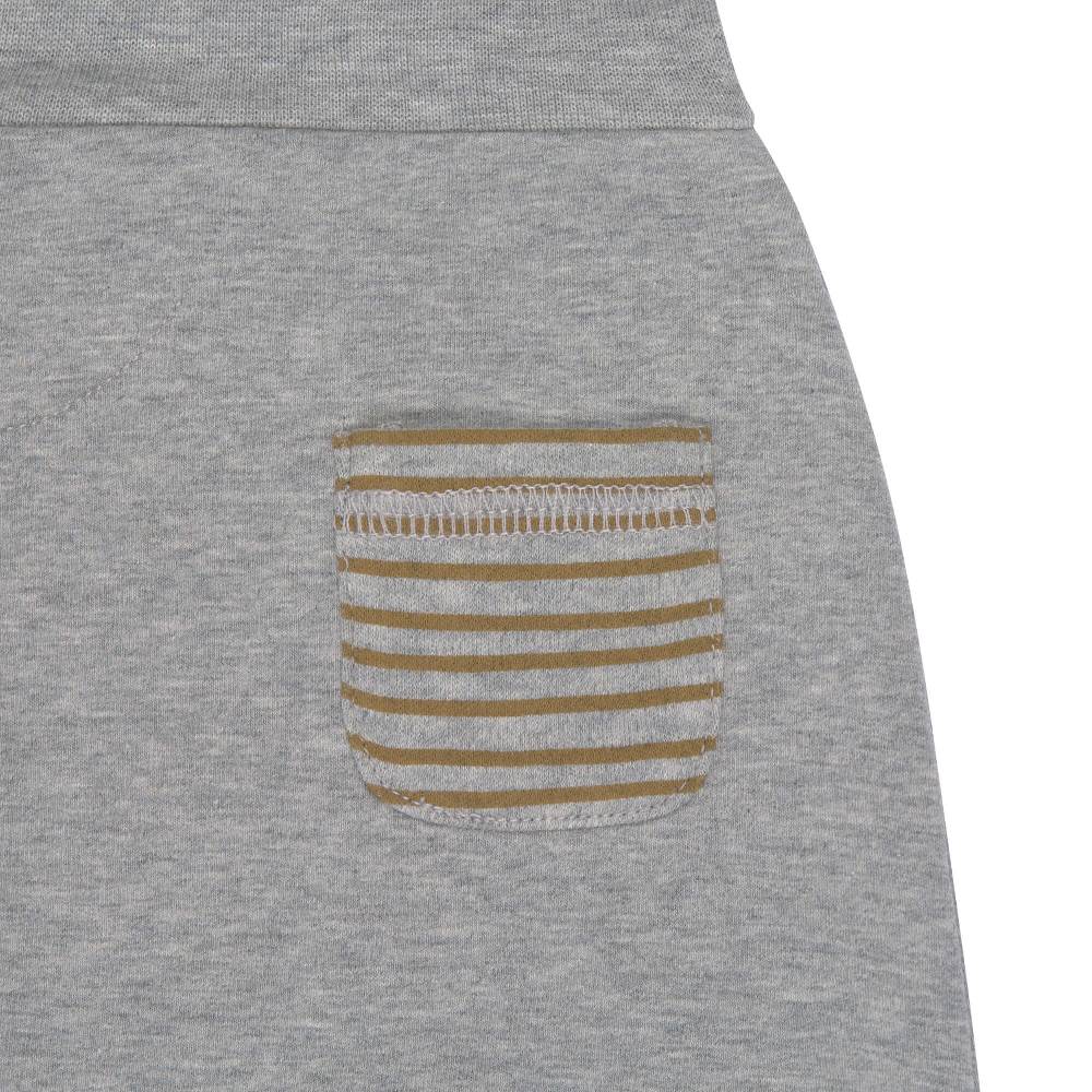 Lässig Babyhose - Bio Baumwolle, Grey Mélange Riesige Ersparnisse