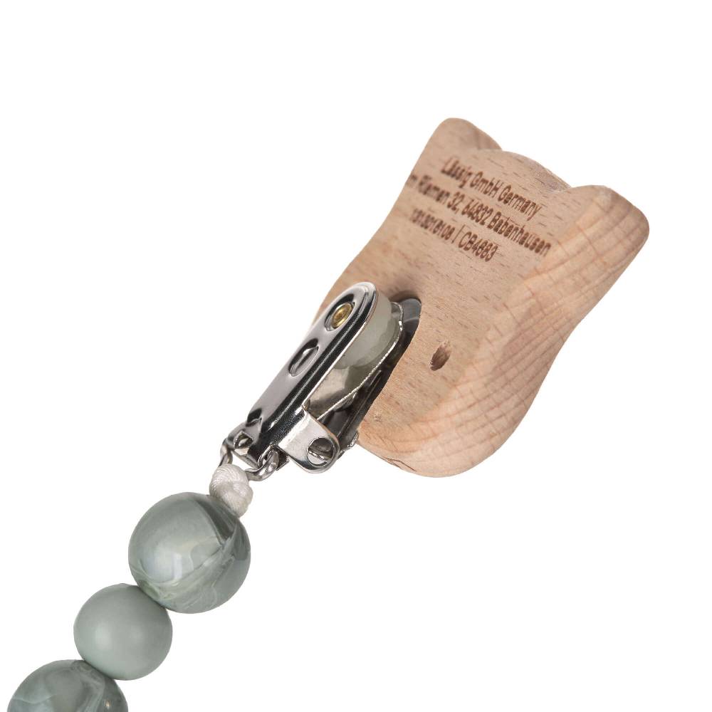 Lässig Schnullerkette - Little Chums, Katze Grau Wochenangebot