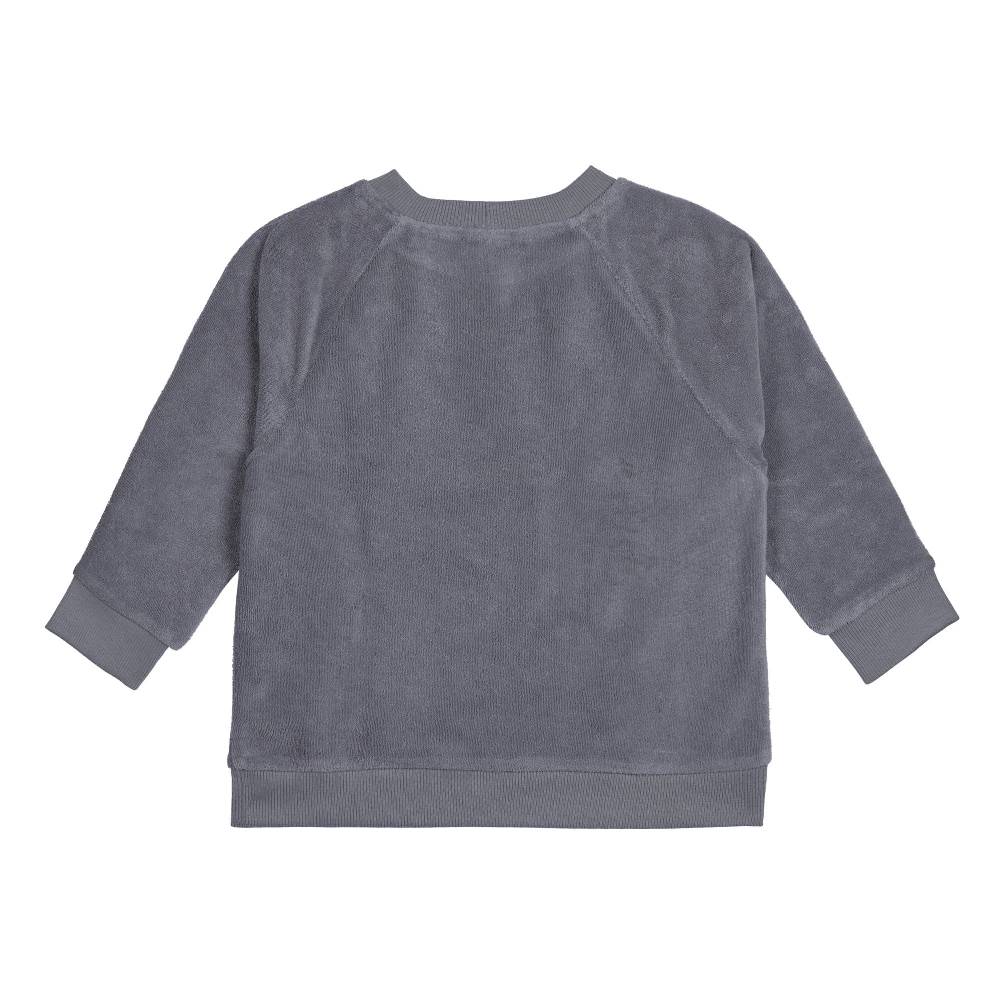 Lässig Frottee Sweater Kinder, Anthrazit Bis zu 50% Rabatt