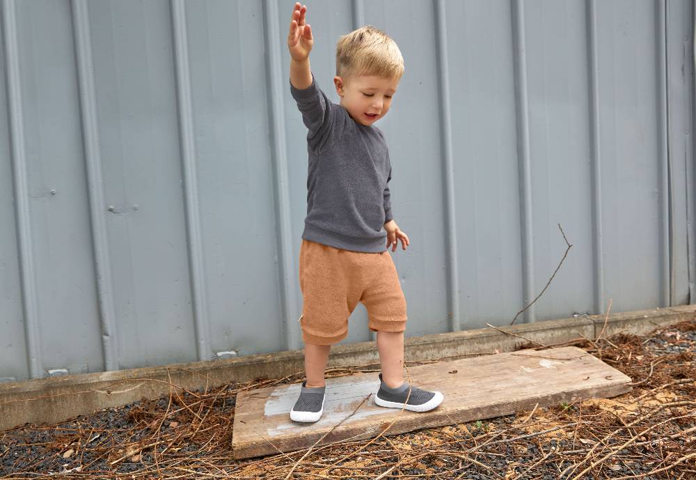 Lässig Frottee Sweater Kinder, Anthrazit Bis zu 50% Rabatt