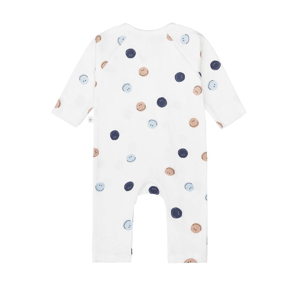 Lässig Baby Schlafoverall - Bio Baumwolle, Smile, Milky Nur für heute