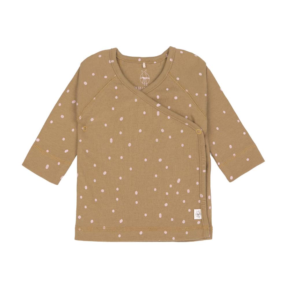 Lässig Baby Wickelshirt - Bio Baumwolle, Dots, Curry Bis zu 55% Rabatt