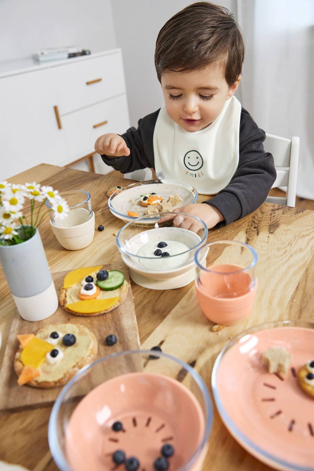 Lässig Lätzchen (5 Stk) - Tiny Smile, Beige Discount Store für neue Produkte