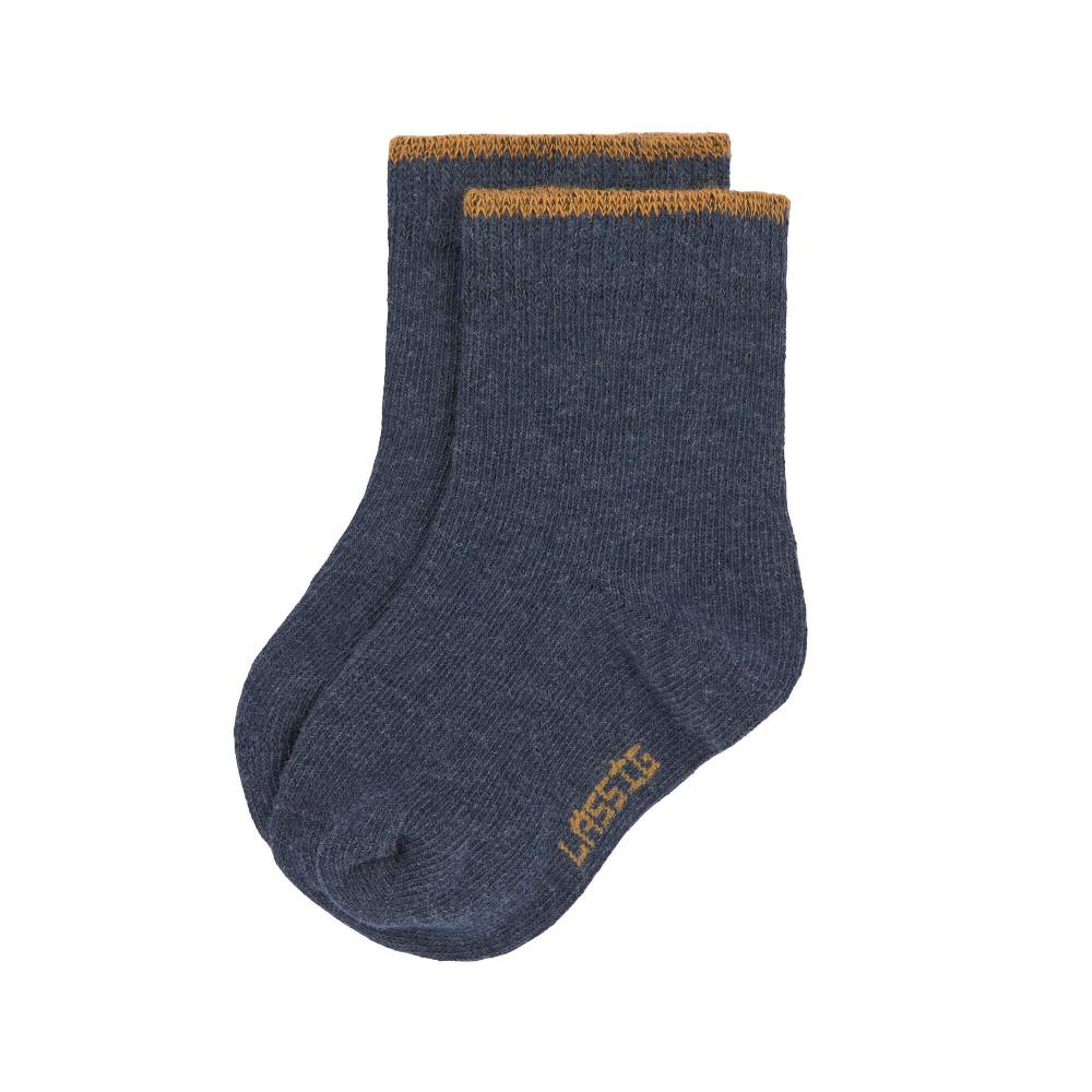 Lässig Kinder Socken (3er-Set), Blau Nur noch ein Tag übrig