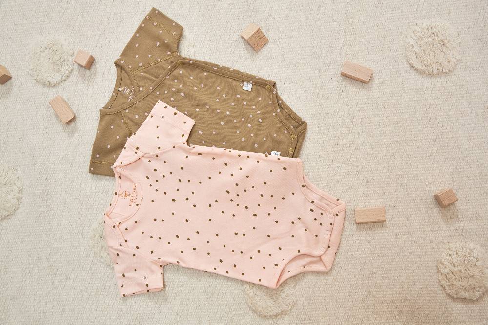Lässig Baby Body kurzarm - Bio Baumwolle, Rosa Riesige Rabatte