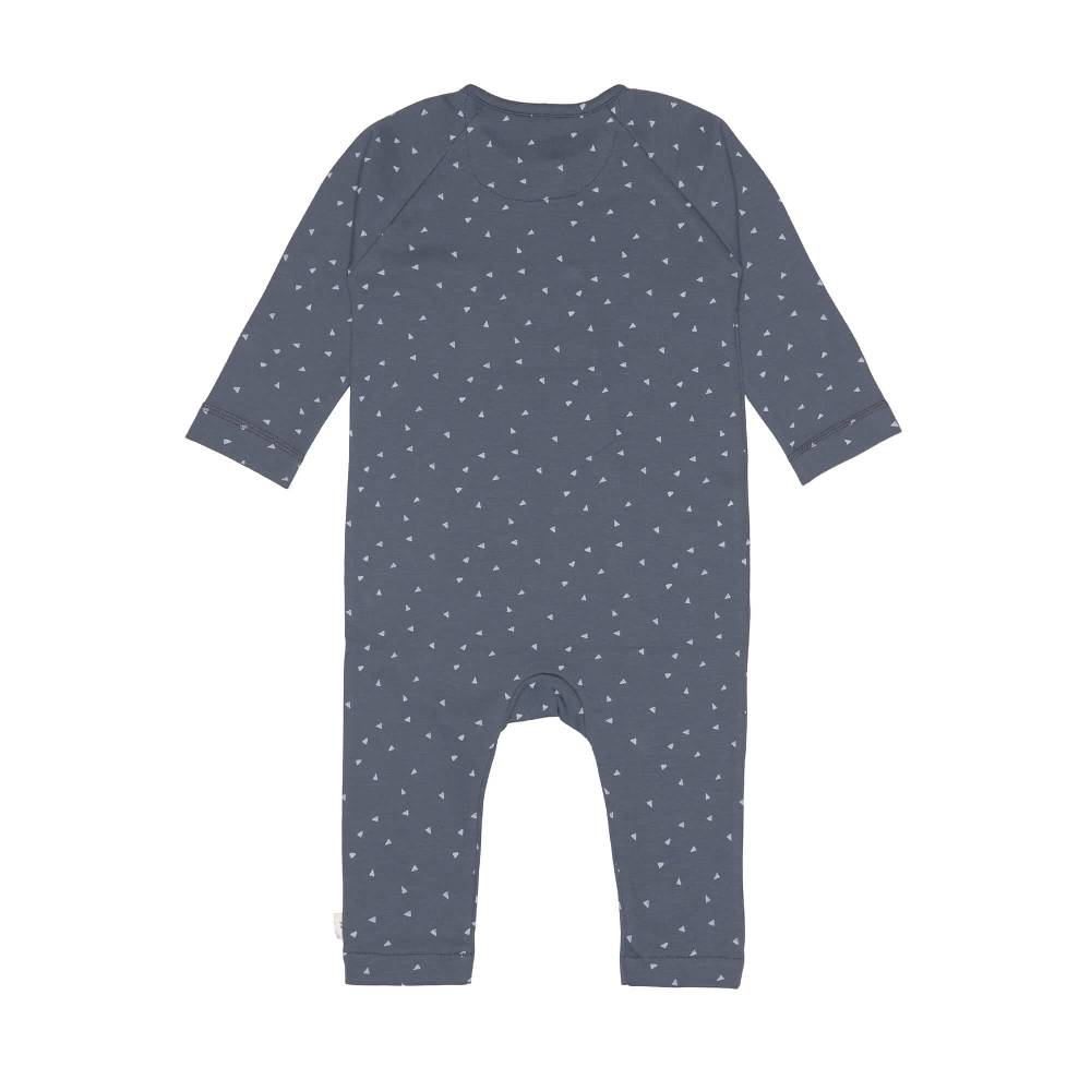 Lässig Baby Schlafanzug - Bio Baumwolle, Triangle, Blau Clearance-Verkauf