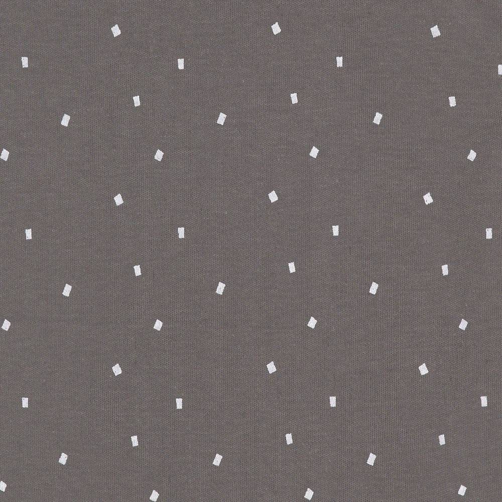 Lässig Baby Schlafanzug mit Füßen - Bio Baumwolle, Spots, Anthrazit Black Friday Preise