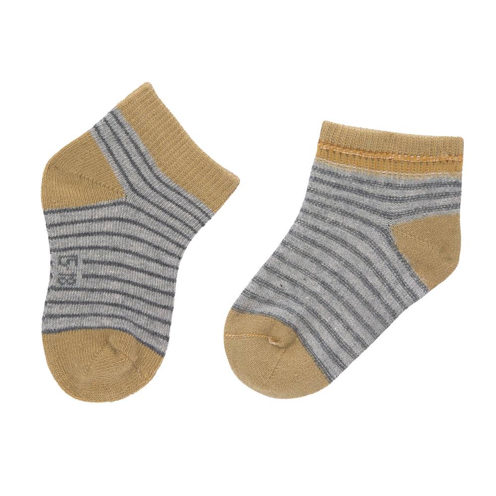 Lässig Kinder Sneaker Socken (3er-Set), Curry 2025