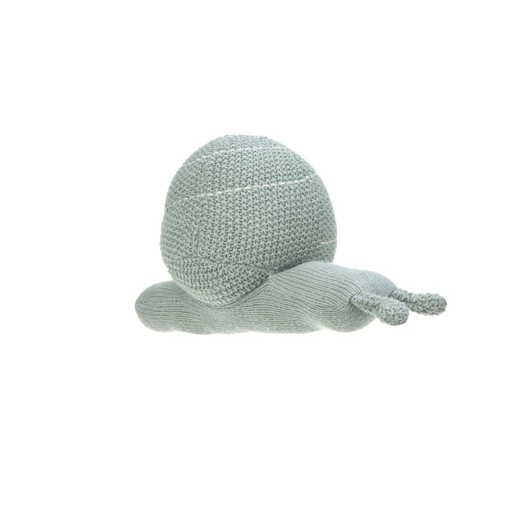Lässig Kuscheltier mit Rassel - Knitted Toy, Garden Explorer Schnecke Grün Verkauf