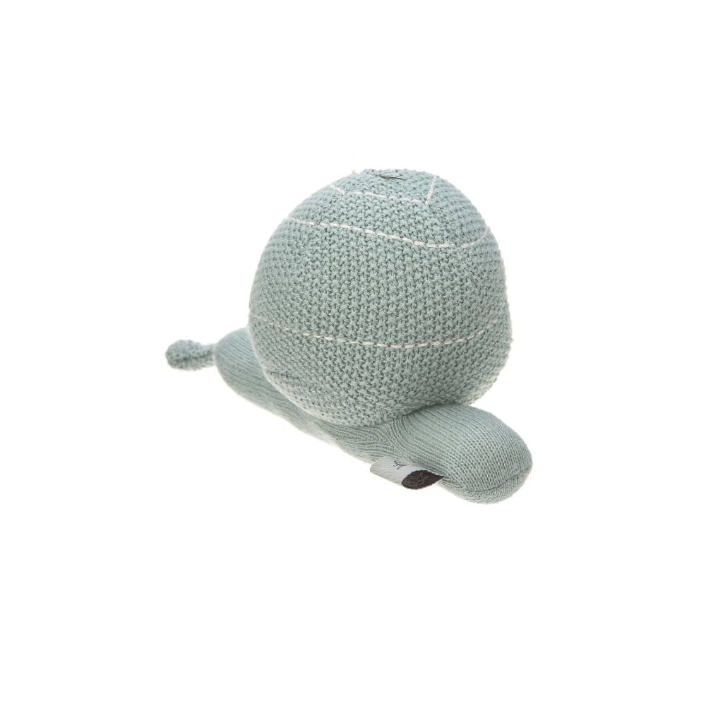 Lässig Kuscheltier mit Rassel - Knitted Toy, Garden Explorer Schnecke Grün Verkauf