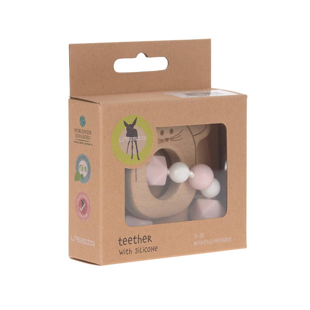 Lässig Greifling mit Beißhilfe - Teether Bracelet, Little Chums Mouse im Angebot