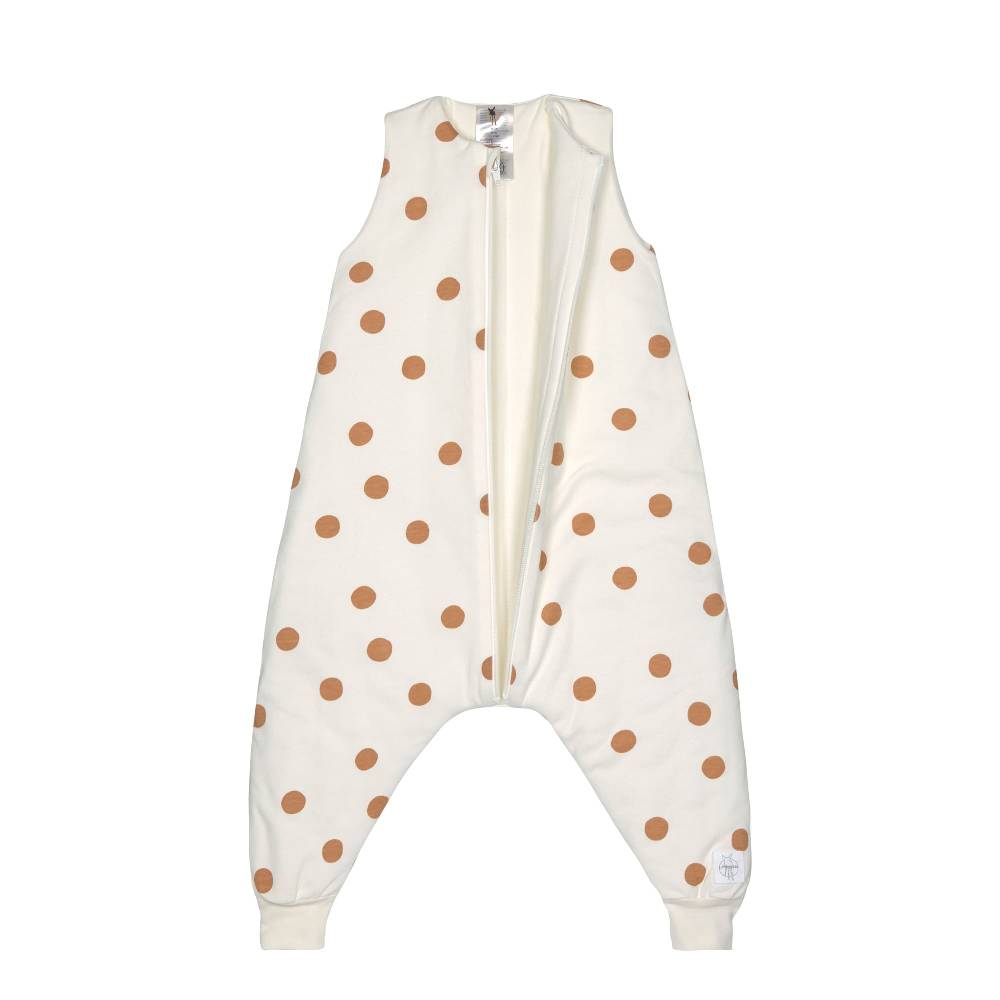 Lässig Kinder Schlafoverall 2,5 TOG, Big Dots, Milky Blitzverkäufe