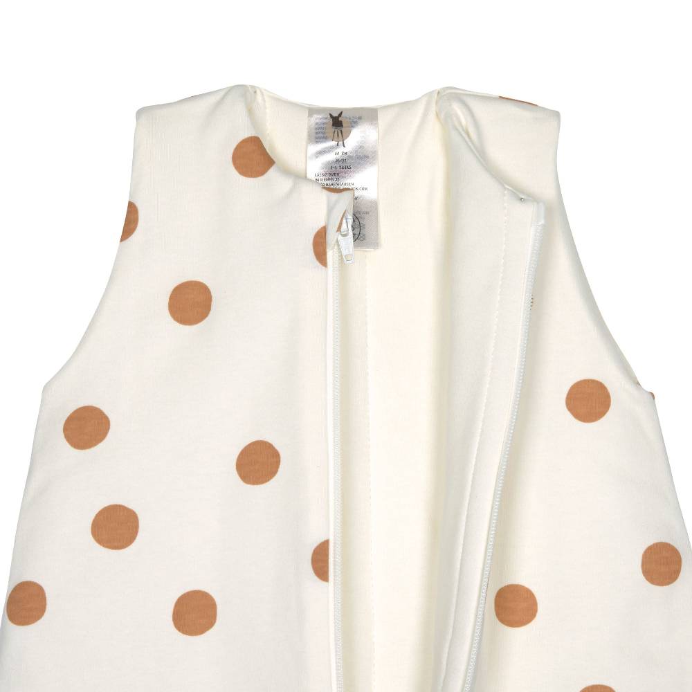 Lässig Kinder Schlafoverall 2,5 TOG, Big Dots, Milky Blitzverkäufe