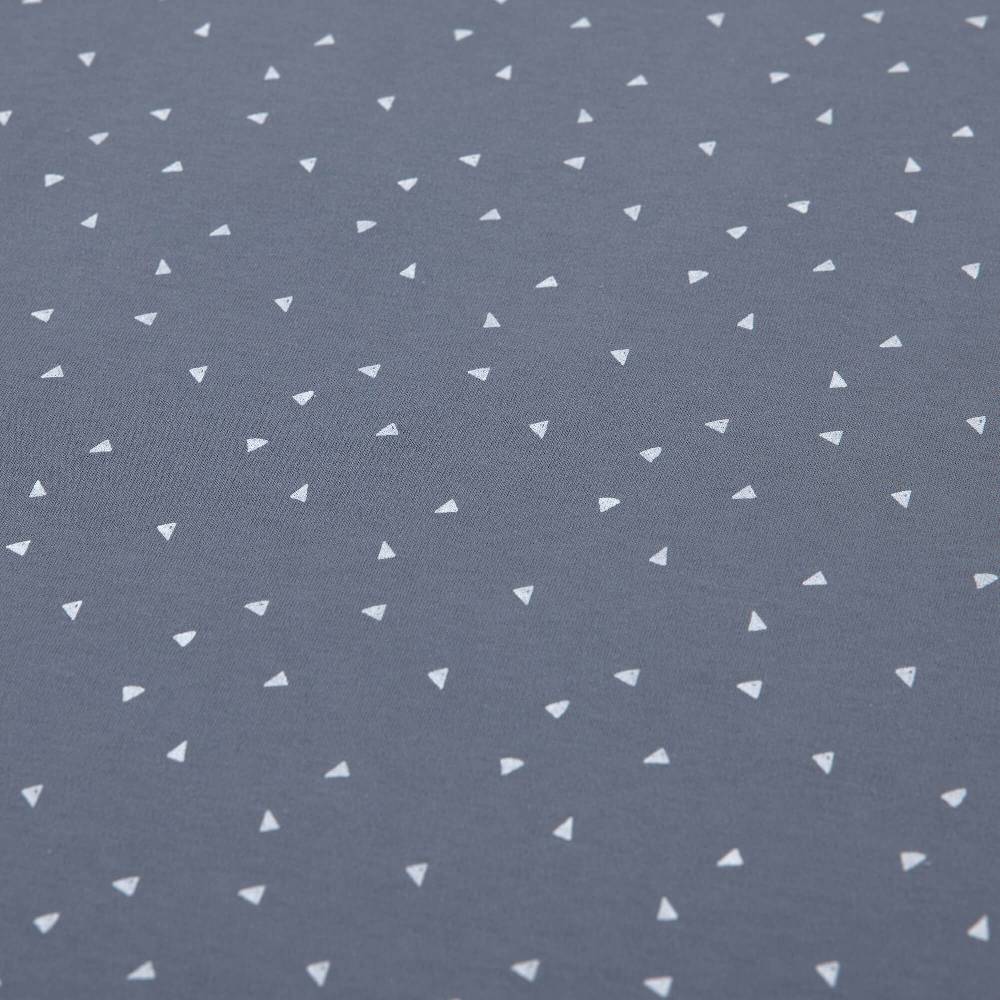 Lässig Babydecke - Bio Baumwolle, Triangle Blue Großer Ausverkauf