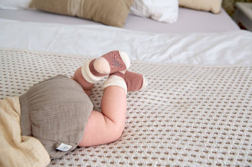 Lässig Baby Hose - Bio Baumwolle, Taupe, Grau Preisnachlass