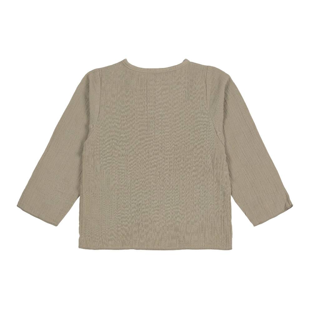 Lässig Baby Langarmshirt - Bio Baumwolle, Oliv Top Angebot