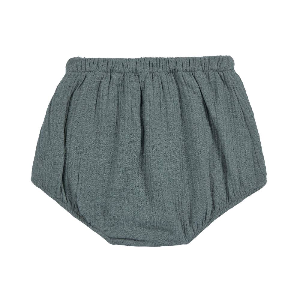 Lässig Musselin Baby Hose - Bio Baumwolle, Petrolgrün Neueste Mode