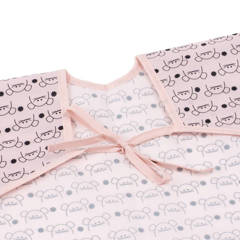 Lässig Ärmellätzchen - Bib Long Sleeve, Little Chums Mouse Online Outlet