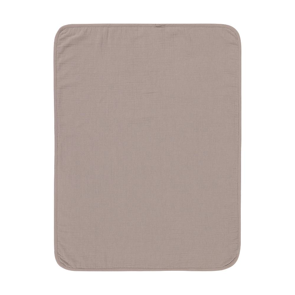 Lässig Babydecke - Bio Baumwolle, Blocks Taupe, Grau Neuheiten