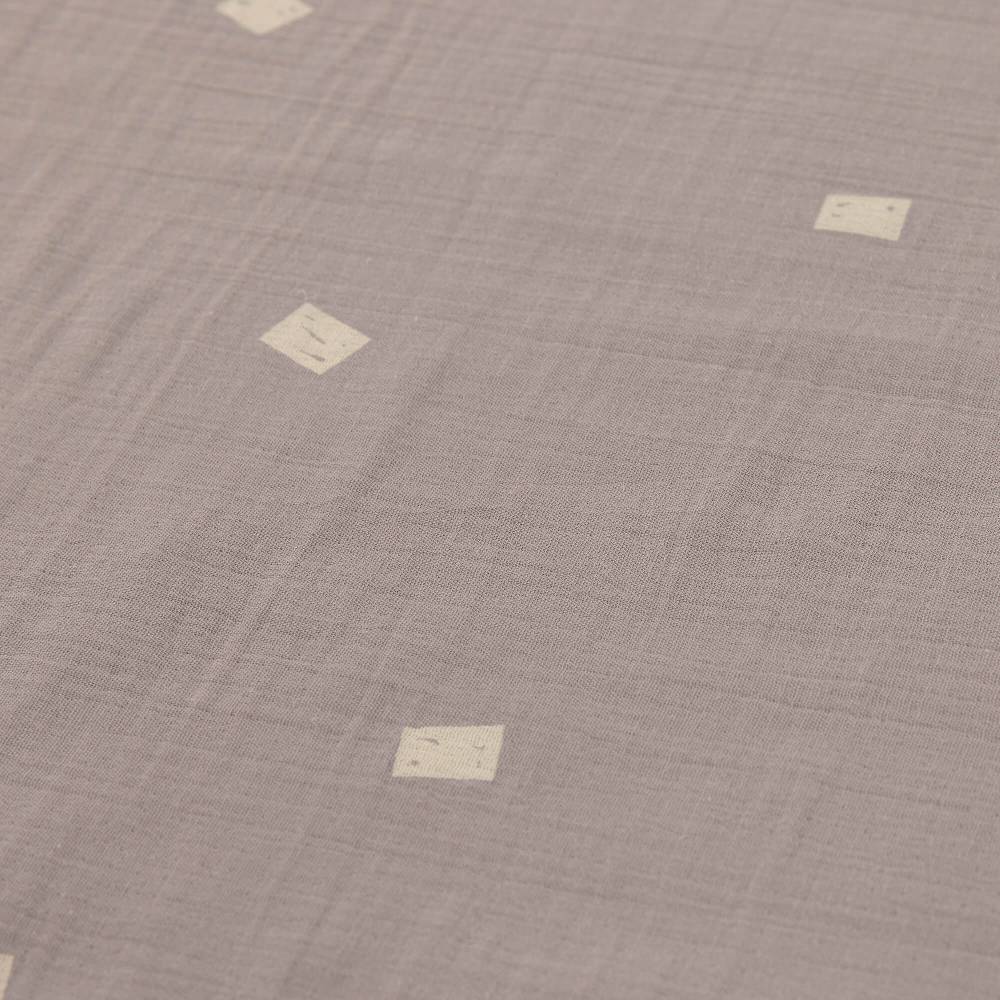 Lässig Babydecke - Bio Baumwolle, Blocks Taupe, Grau Neuheiten