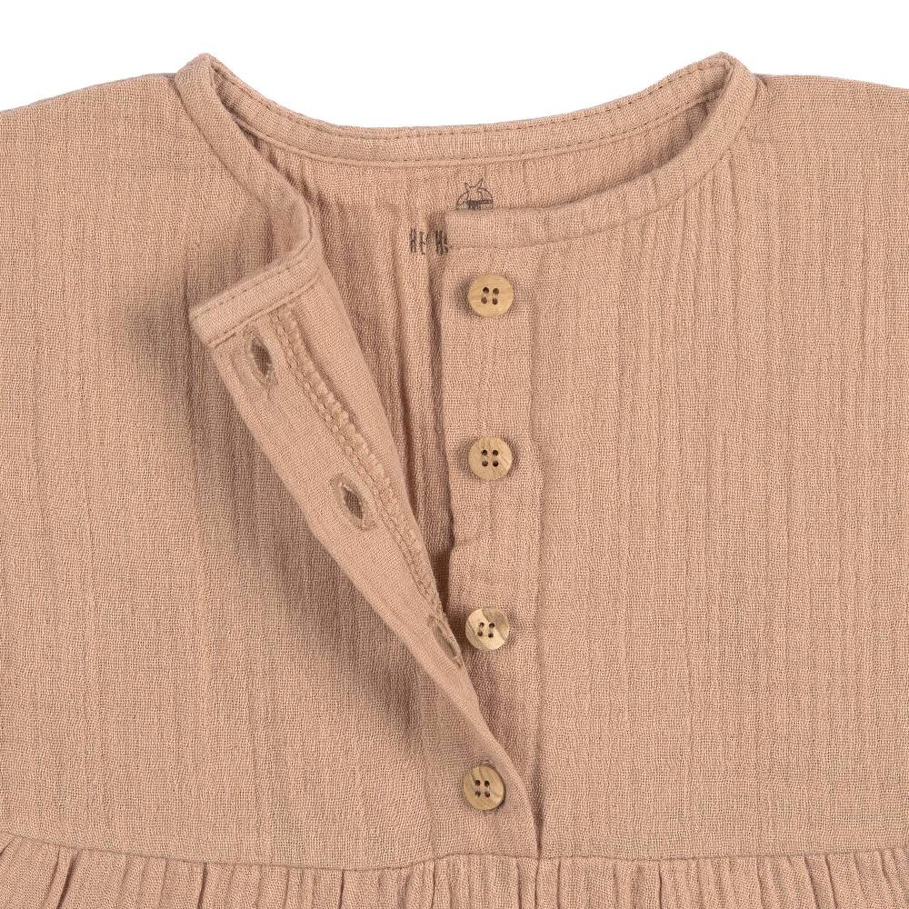 Lässig Musselin Kinderkleid - Bio Baumwolle, Orange Riesige Ersparnisse