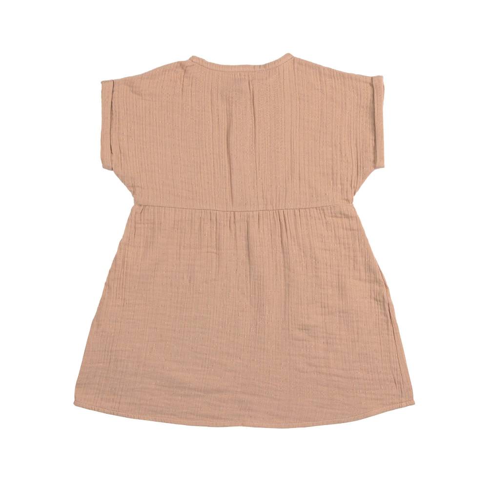 Lässig Musselin Kinderkleid - Bio Baumwolle, Orange Riesige Ersparnisse