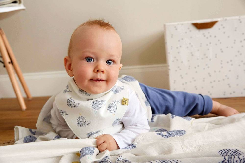 Lässig Dreieckstuch Baby - Bandana, Little Water Whale Wochenangebot