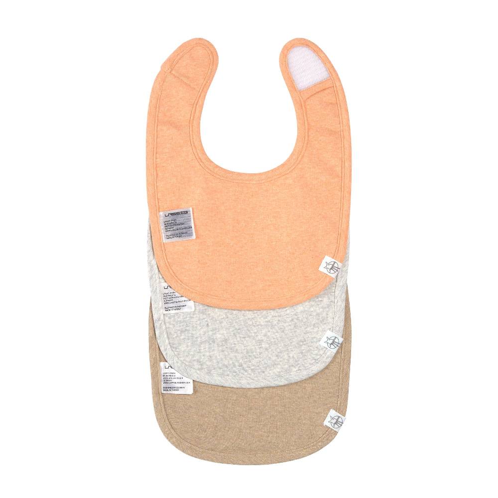 Lässig Spucklätzchen 3er Set - Baumwolle (bio), Apricot Hellgrau Beige Bis zu 60% Rabatt