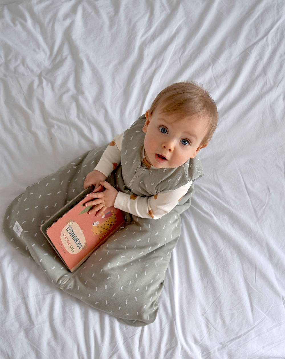 Lässig Babyschlafsack 2,5 TOG - Speckles, Grün Sonderangebot der Fabrik