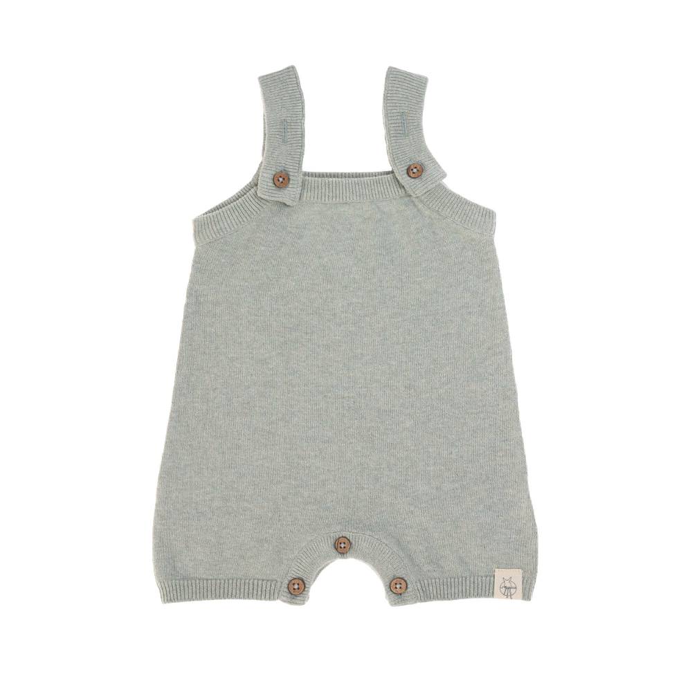 Lässig Baby Strampler - gestrickter Jumpsuit, Salbei Fabrikladen