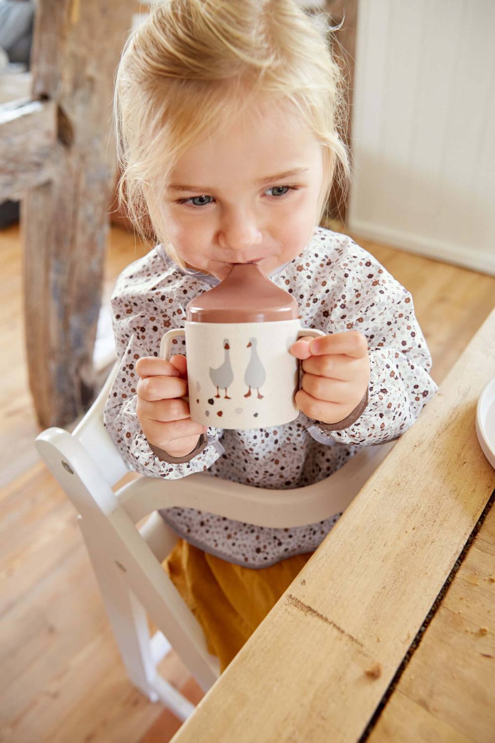 Lässig Ärmellätzchen (2 Stk) - Long Sleeve Bib, Tiny Farmer Gans Verkauf